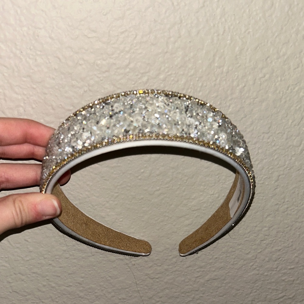Elegant Silver and Gold Headband